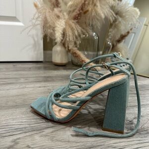 Elegant Strappy Block Heel Sandals
